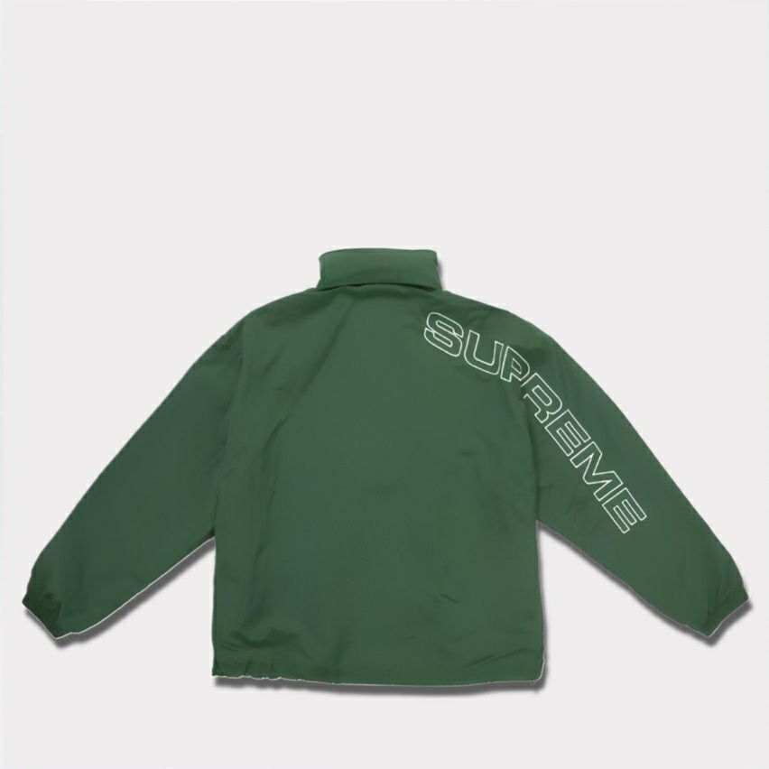 Supreme シュプリーム 2024AW Spellout Embroidered Track Jacket　スペルアウトエンブロイダードトラックジャケット ダークグリーン