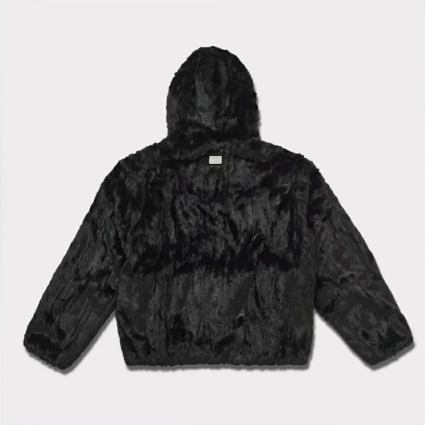 Supreme シュプリーム 2024AW Faux Fur Hooded Jacket　フォーファーフーデッドジャケット ブラック 黒