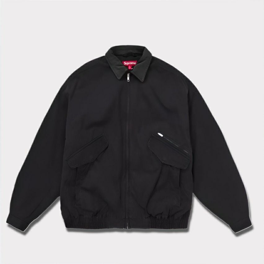 Supreme シュプリーム 2024AW Leather Collar Utility Jacket レザー 