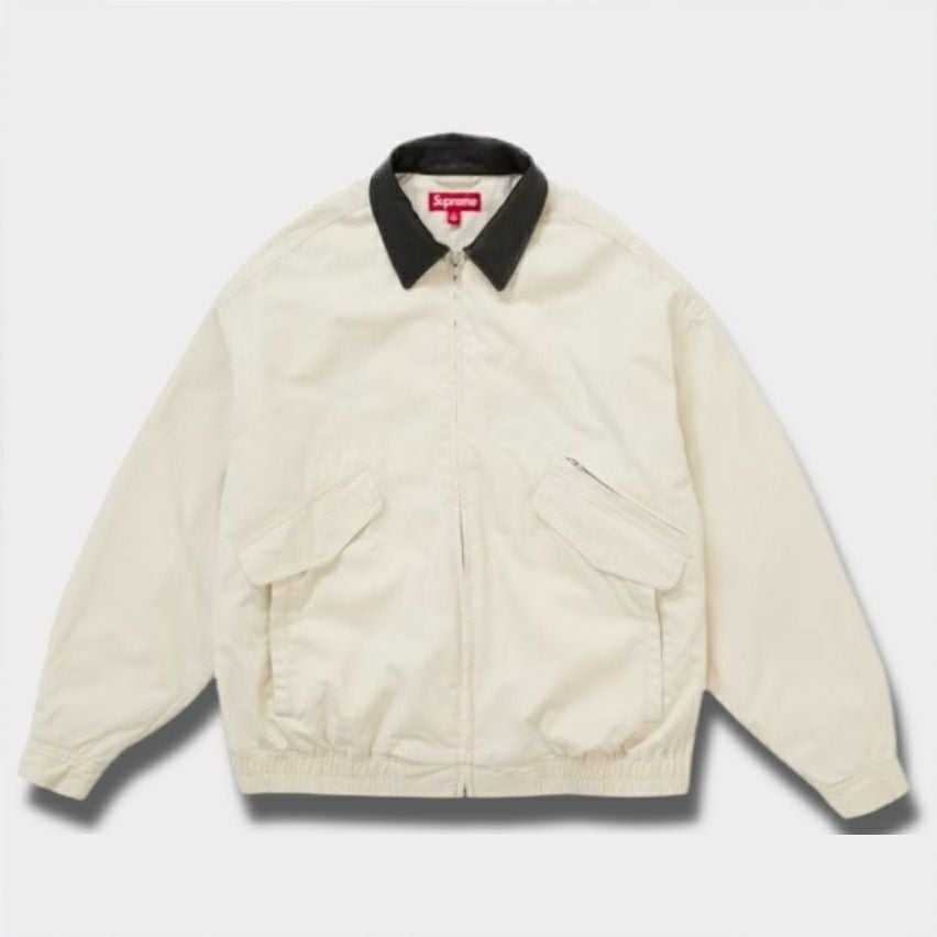 Supreme シュプリーム 2024AW Leather Collar Utility Jacket レザー 
