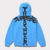 Supreme シュプリーム 2024AW Thrasher Zip Up Hooded Sweatshirt スラッシャージップアップフードパーカー ブライトブルー