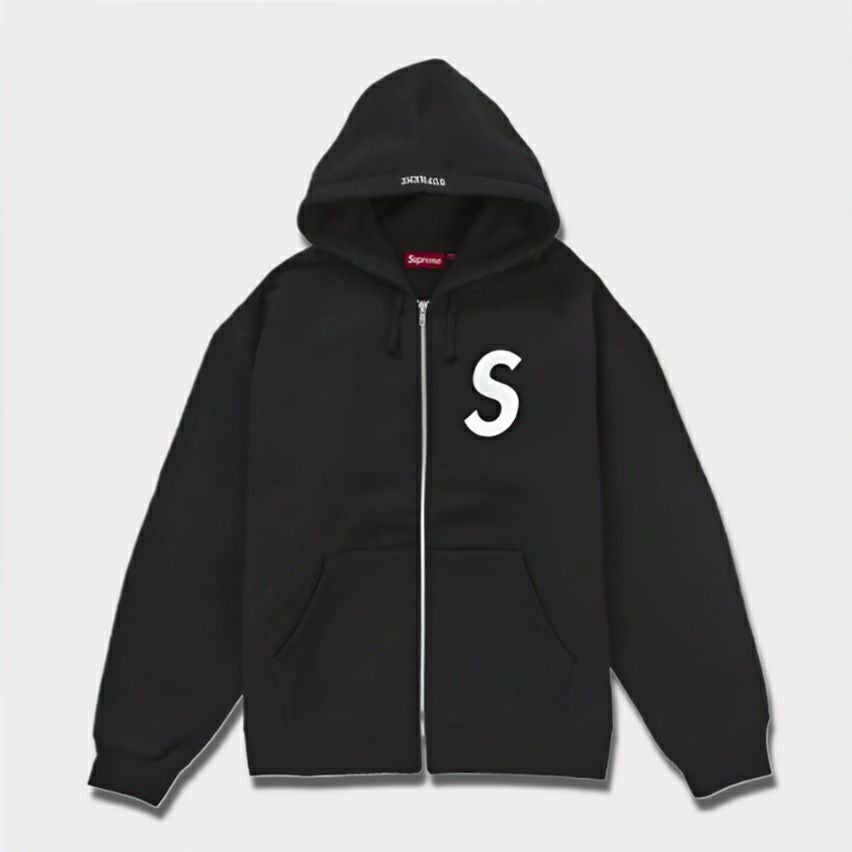 Supreme 黒 フード付きパーカー SUPREME】Polartec Facemask Half Zip Hoodie Black - 24FW (Supreme