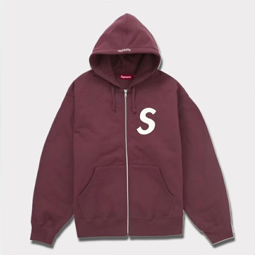 Supreme ブラウン ジップアップフーディ　XLサイズ Supreme Small Box Zip Up Hooded Sweatshirt (25FW) 