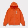 Supreme シュプリーム 2024AW S Logo Zip Up Hooded Sweatshirt Sロゴジップアップフードパーカー ブライトオレンジ