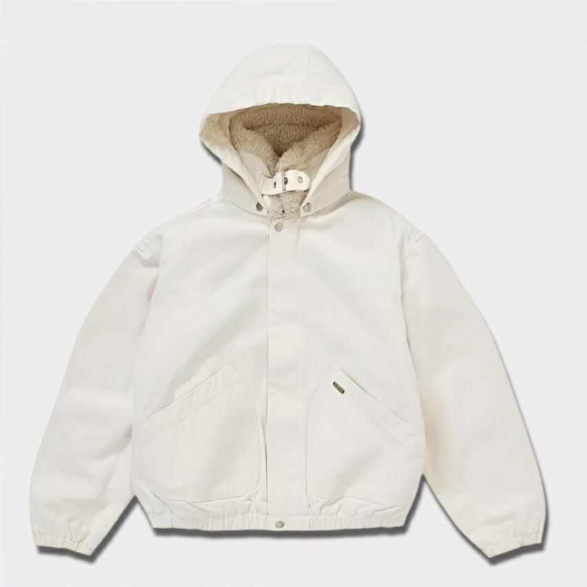 Supreme シュプリーム 2024AW Faux Shearling Lined Bomber Jacket　フォークスシアリングラインドボンバージャケット ホワイト　白