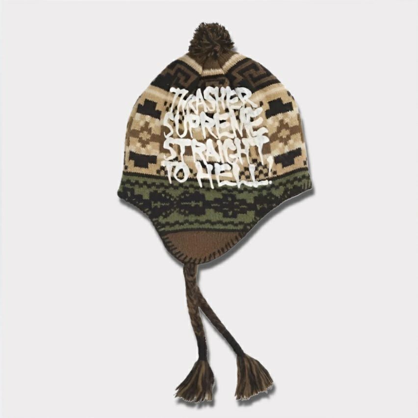 Supreme シュプリーム 2024AW Thrasher Earflap Beanie スラッシャー