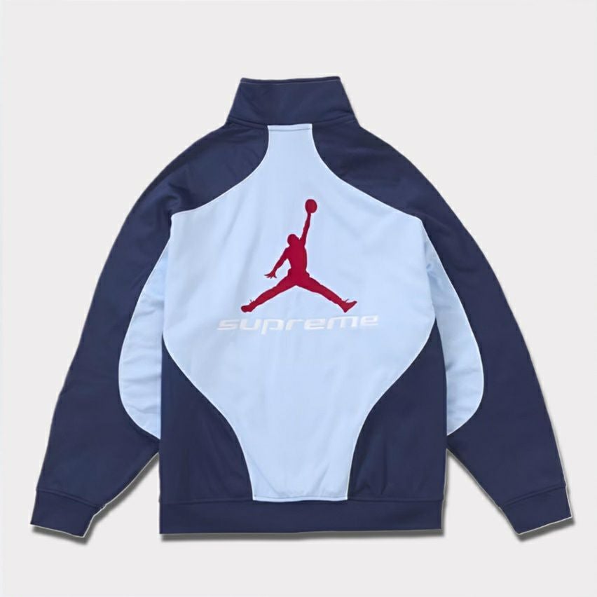 Supreme x Jordan Tricot トラックジャケット　上下セット　L Supreme x Jordan Tricot Track Jacket | Black | FARFETCH