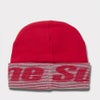  Supreme シュプリーム 2024AW Reflective Jacquard Beanie リフレクティブジャガードビーニー ニット帽 レッド 赤