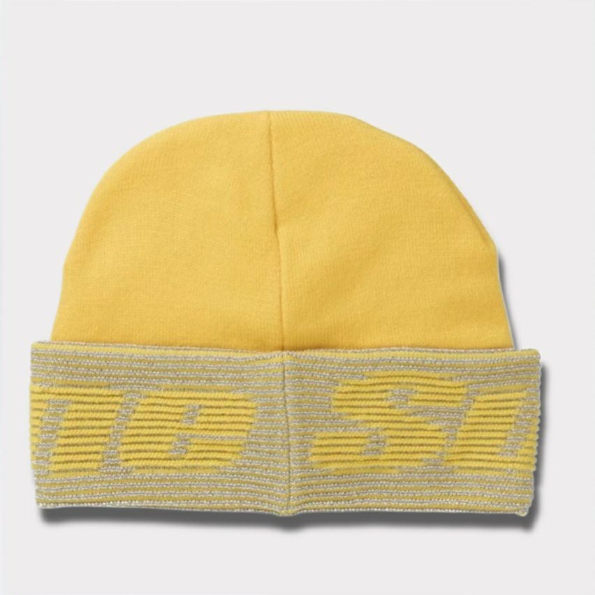 Supreme シュプリーム 2024AW Reflective Jacquard Beanie リフレクティブジャガードビーニー ニット帽 イエロー