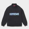 Supreme シュプリーム 2024AW Collegiate Half Zip Pullover カレッジエイトハーフジッププルオーバー ブラック 黒
