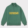Supreme シュプリーム 2024AW Collegiate Half Zip Pullover カレッジエイトハーフジッププルオーバー ライトパイン