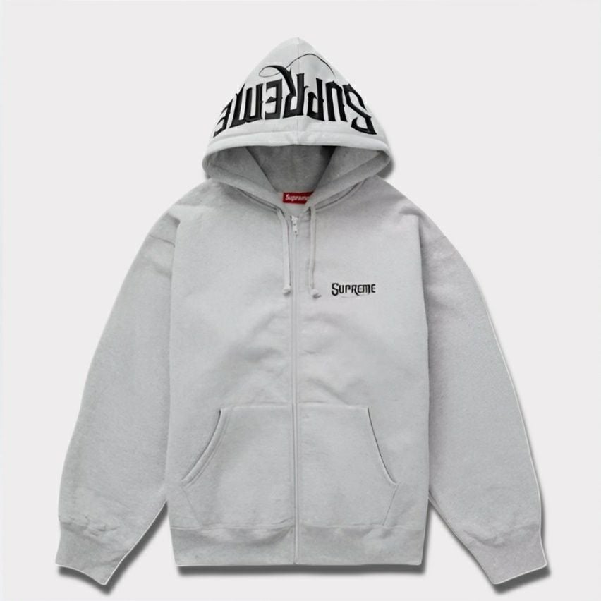 Supreme グレー パーカー フード付き Supreme シュプリーム 2024AW Small Box Zip Up Hooded Sweatshirt