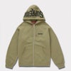 Supreme シュプリーム 2024AW Mister Cartoon Zip Up Hooded Sweatshirt ミスターカートゥーンジップアップフードパーカー ライトオリーブ
