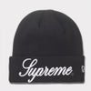  Supreme シュプリーム 2024AW New Era Script Beanie ニューエラスクリプトビーニー ニット帽 ブラック 黒