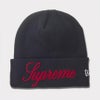 Supreme シュプリーム 2024AW New Era Script Beanie ニューエラスクリプトビーニー ニット帽 ネイビー　紺