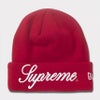 Supreme シュプリーム 2024AW New Era Script Beanie ニューエラスクリプトビーニー ニット帽 レッド 赤