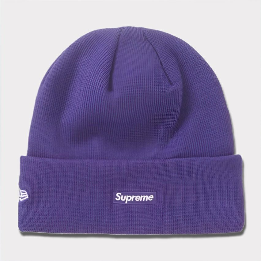 Supreme シュプリーム 2024AW New Era Script Beanie ニューエラスクリプトビーニー ニット帽　パープル　紫