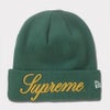 Supreme シュプリーム 2024AW New Era Script Beanie ニューエラスクリプトビーニー ニット帽　グリーン　緑