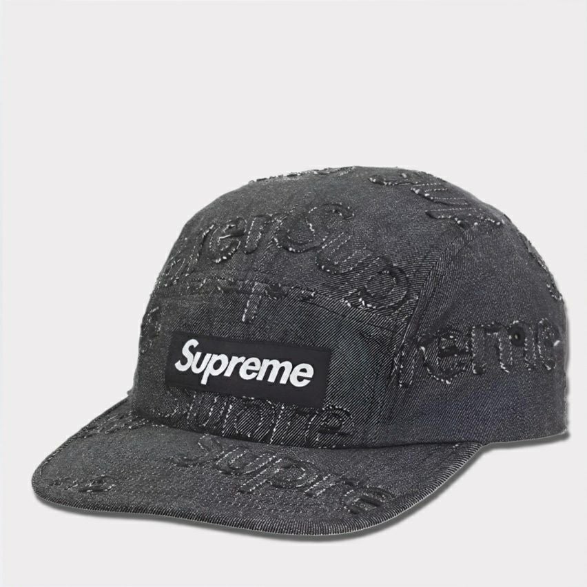 Supreme シュプリーム 2024AW Lasered Denim Camp Cap レーザーデニム
