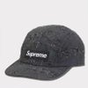 Supreme シュプリーム 2024AW Lasered Deniml Camp Cap レーザーデニムキャンプキャップ ブラック 黒