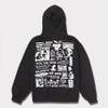 Supreme シュプリーム 2024AW Wild Embroidered Hooded Sweatshirt ワイルドエンブロイダードフードパーカー ブラック 黒