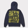 Supreme シュプリーム 2024AW Wild Embroidered Hooded Sweatshirt ワイルドエンブロイダードフードパーカー ネイビー 紺
