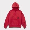 Supreme シュプリーム 2024AW Wild Embroidered Hooded Sweatshirt ワイルドエンブロイダードフードパーカー バーントレッド