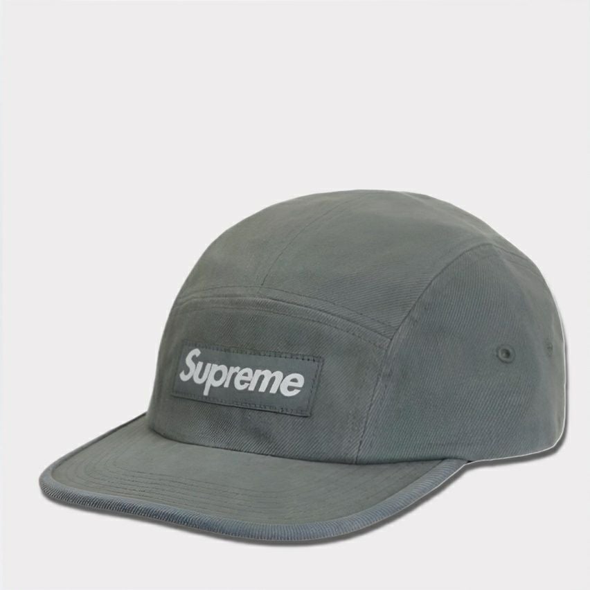 Supreme デニム キャンプキャップ Supreme☆フレイド クロック デニム キャンプ キャップ (Supreme