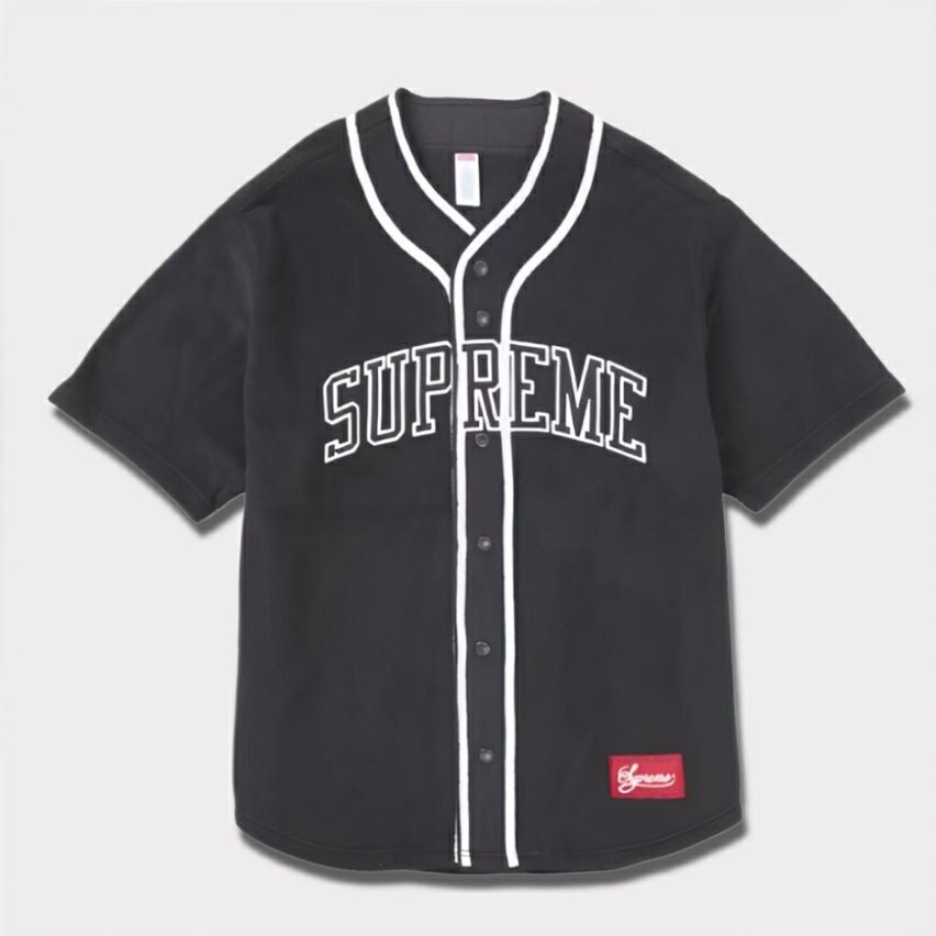 supreme baseball shirt ベースボールシャツ　M 90s Supreme Baseball Shirt クラシックなベースボールシャツ。 本日