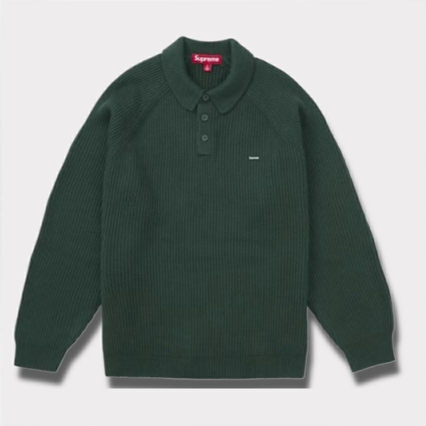 トップス Supreme small box polo sweater Supreme Small Box Polo Sweater – Ballers Market
