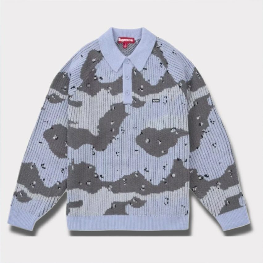 Supreme ニットポロ Lサイズ Size【L】 SUPREME シュプリーム 16SS Striped Polo Sweater Black