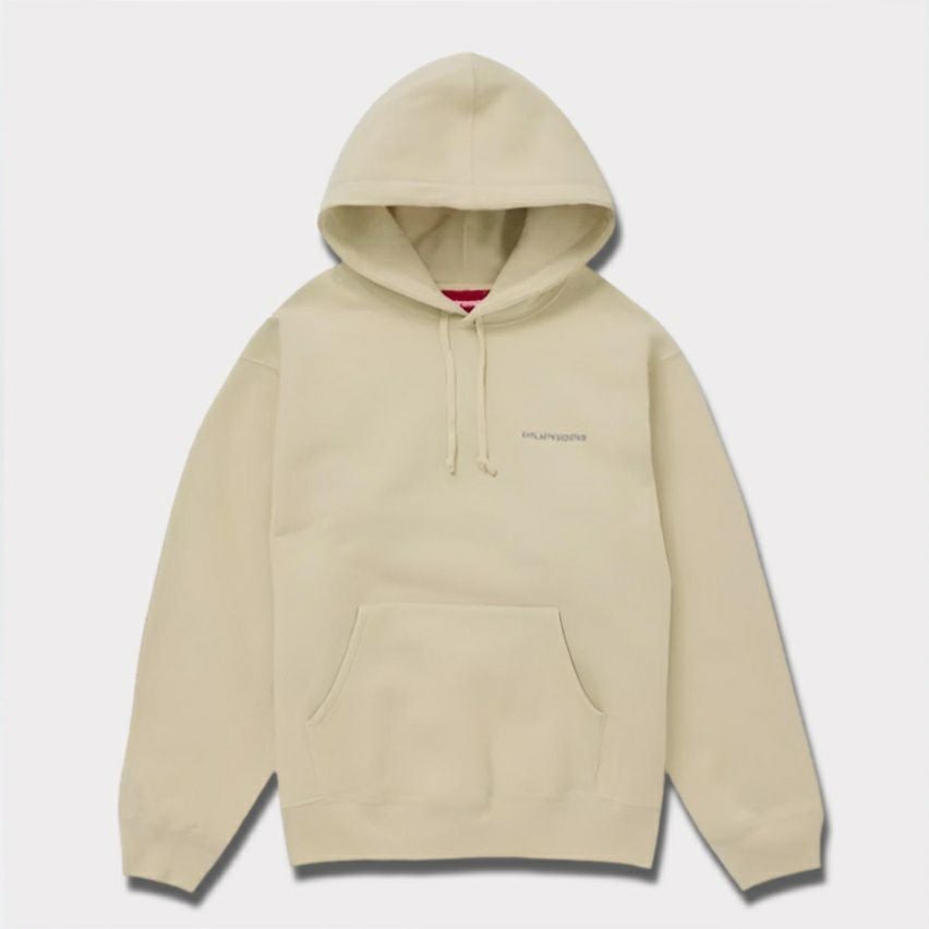 Supreme シュプリーム 2024AW AOI Stacked Hooded Sweatshirt アオイスタックフードパーカー ペイルイエロー