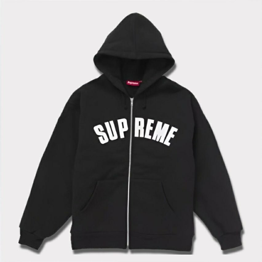 ✴️【即完売モデル】シュプリーム　スモールボックスロゴ　ジップパーカー　Ｓ　黒 Supreme シュプリーム 2024AW Small Box Zip Up Hooded Sweatshirt