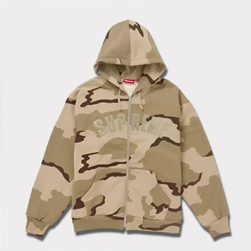 Supreme シュプリーム 2024AW Arc Thermal Lined Zip Up Hooded Sweatshirt アークサーマルラインジップアップフードパーカー デザートカモ