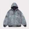 Supreme シュプリーム 2024AW HJR Trompe L'oeil Hooded Work Jacket HJRトロンプルイユフードワークジャケット ブルー　青