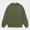 Supreme シュプリーム 2024AW Small Box Crewneck スモールボックスクルーネック オリーブ
