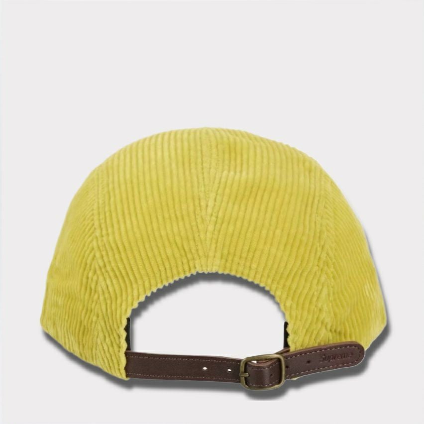 Supreme シュプリーム 2024AW Corduroy Camp Cap コーデュロイキャンプキャップ　イエロー