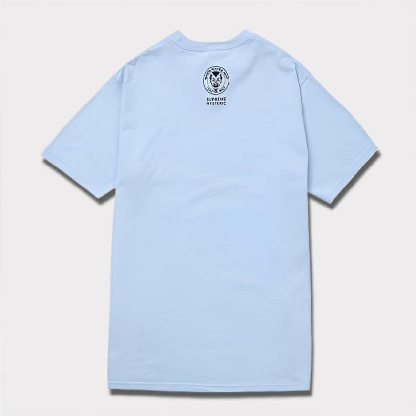 Supreme シュプリーム 2024AW Hysteric Glamour Fuck Tee ヒステリックグラマーファックTシャツ パウダーブルー