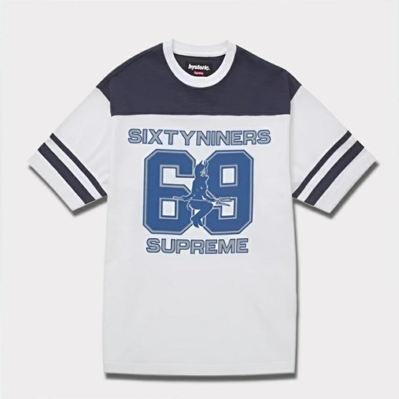 Supreme シュプリーム 2024AW Hysteric Glamour 69 Football Top Tee ヒステリックグラマー69フットボールトップTシャツ ホワイト 白