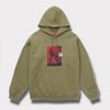 Supreme シュプリーム 2024AW Kate Moss Hooded Sweatshirt ケイトモスフードパーカー ライトオリーブ