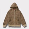 Supreme シュプリーム 2024AWPilled Zip Up Hooded Sweatshirt ピルドジップアップフードパーカー チーター