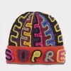 Supreme シュプリーム 2024AW Yarn Applique Beanie ヤーンアップリケビーニー オレンジ