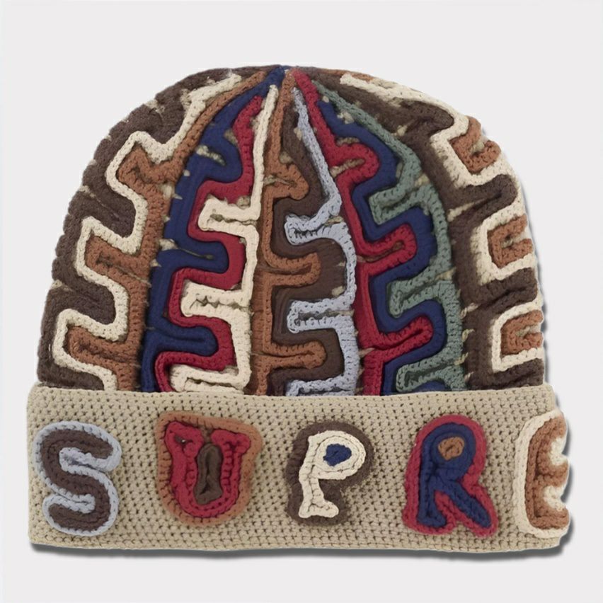 Supreme シュプリーム 2024AW Yarn Applique Beanie ヤーンアップリケ