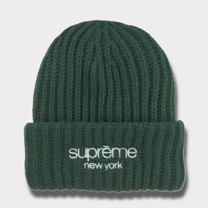 24AW 新品 シュプリーム クラシック ロゴ チャンキー リブド ビーニー Supreme シュプリーム 2024AW Classic Logo Chunky Ribbed Beanie