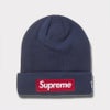 Supreme シュプリーム 2024AW New Era Box Logo Beanie ie ニューエラボックスロゴビーニー ネイビー 紺