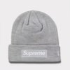  Supreme シュプリーム 2024AW New Era Box Logo Beanie ニューエラボックスロゴビーニー ヘザーグレー 灰