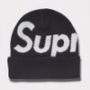 Supreme シュプリーム 2024AW Big Logo Beanie ビッグロゴビーニー ブラック 黒