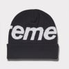 Supreme シュプリーム 2024AW Big Logo Beanie ビッグロゴビーニー ブラック 黒2