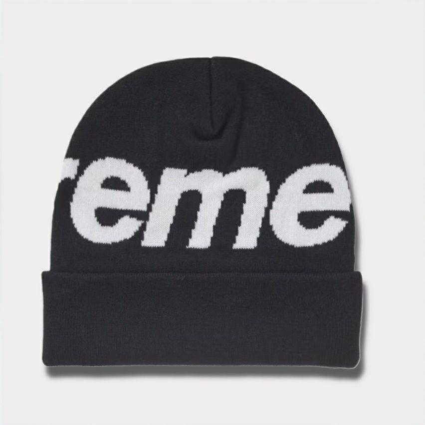 Supreme シュプリーム 2024AW Big Logo Beanie ビッグロゴビーニー ブラック 黒2