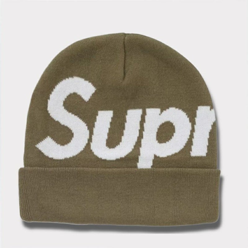 Supreme シュプリーム 2024AW Big Logo Beanie ビッグロゴビーニー オリーブ